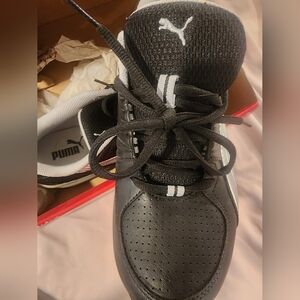 Puma Black Sneakers Never Worn One Is A 6 And Other Is 6.5